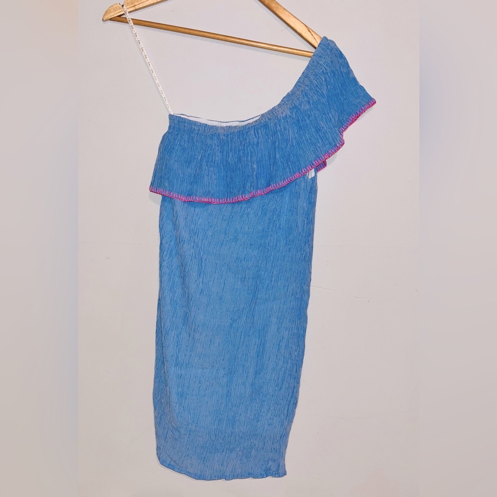 LILLY PULITZER Emmeline One Shoulder Ruffle Dress - Picture 10 of 11
